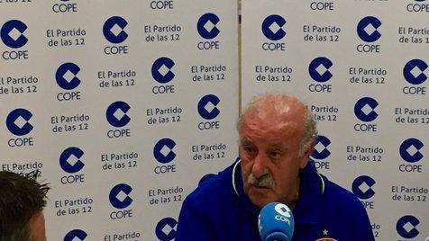 Del Bosque, en COPE: "Es difícil que los que se incorporan tarde sean descartados"