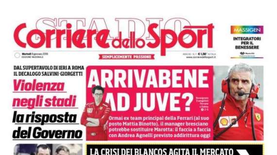 PORTADA - Corriere dello Sport: "Modric y Kroos hablan con Inter, Florentino a por Icardi"