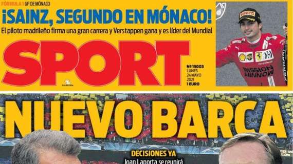 PORTADA | Sport: "Zidane, cerca de dimitir"