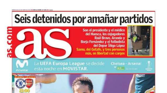 PORTADA AS - "La UEFA complica el plan renove"