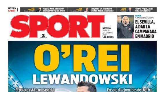 PORTADA | Sport: "El Sevilla, a dar la campanada en Madrid"