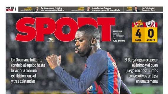 PORTADA | Sport: "Festival Dembélé"