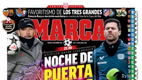 "Noche de puerta grande" titula Marca en su portada