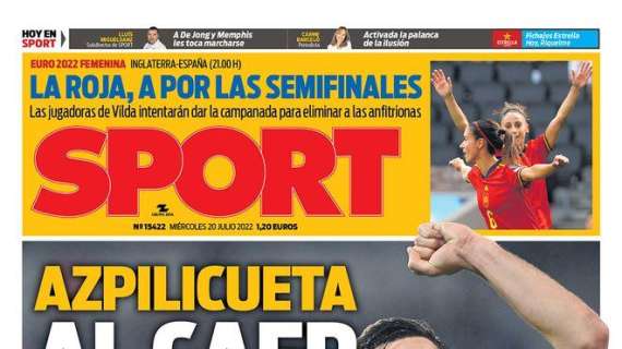 PORTADA | Sport: "Azpilicueta, al caer"