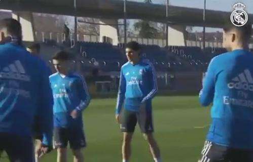 VÍDEO - El primer entrenamiento de Brahim Díaz con el Real Madrid