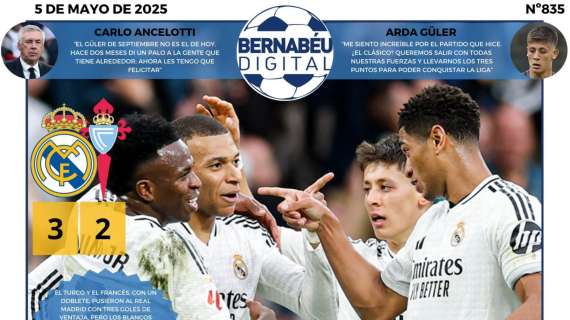 La victoria del Real Madrid protagoniza la portada BD
