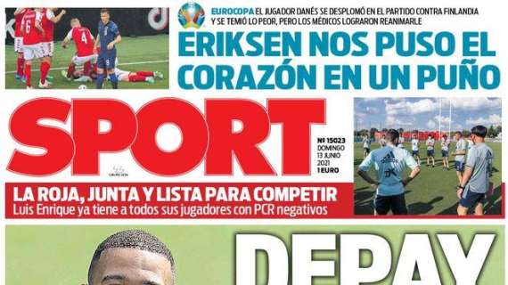 PORTADA - Sport: "Depay, sí al Barça" 