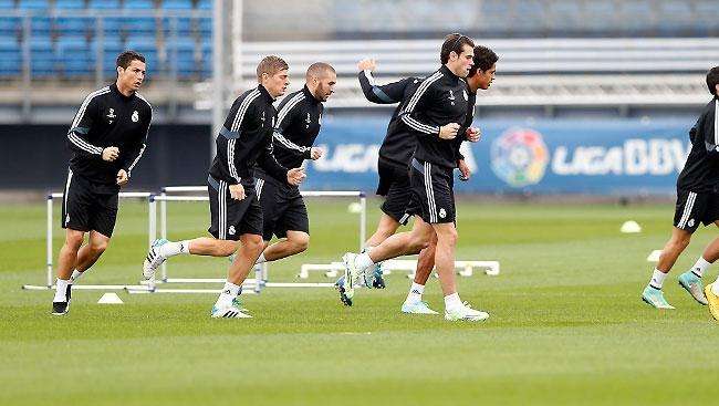 El Madrid termina de preparar el choque ante el Liverpool