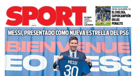 PORTADA | Sport: “Florentino niega que tenga algo que ver con la salida de Leo a París”