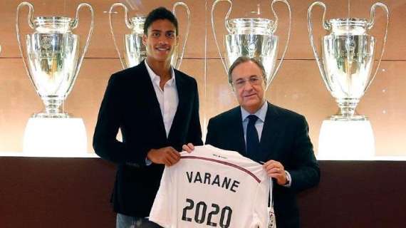OFICIAL: Varane renueva hasta 2020