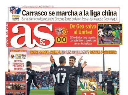 PORTADA - As: "Medio Madrid fue suficiente"