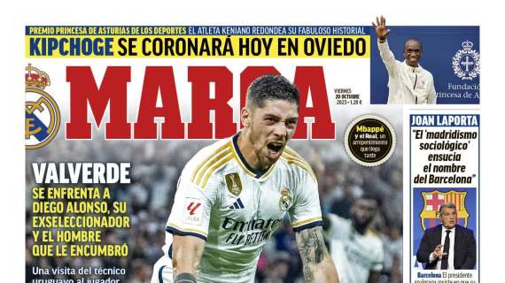 PORTADA | Marca, Diego Alonso a Valverde: "Olvídate del 'Pajarito', eres un 'Halcón"