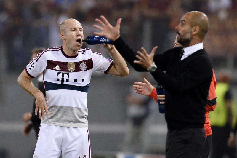 Robben: "Puedo hablar con Guardiola de cualquier tema, incluso a las tres de la mañana"