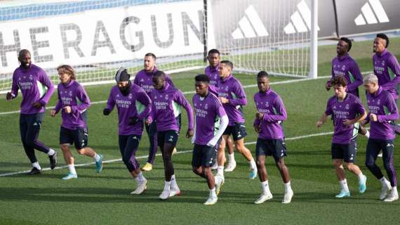 Entrenamiento del Real Madrid