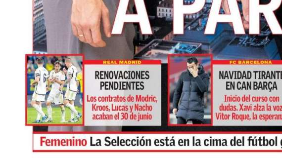 PORTADA | AS: "Renovaciones pendientes"