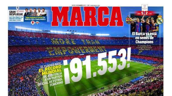 PORTADA | Marca: "¡91.553!"