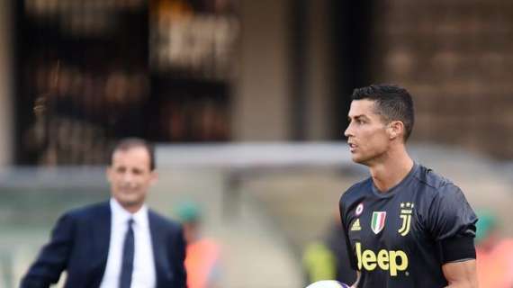 Allegri defiende a Cristiano: "Es normal que esté enfadado por no recibir el premio"