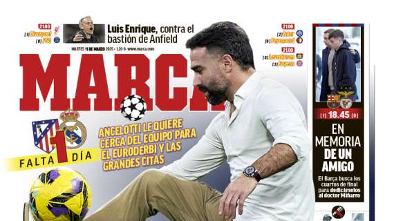 "'Juega' hasta Carvajal" destaca Marca en portada