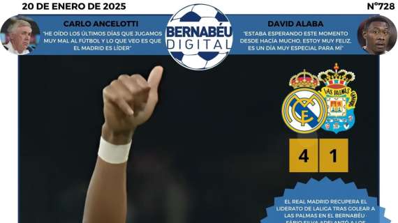 La portada BD abre con la victoria del Real Madrid ante Las Palmas