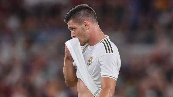 Luka Jovic con el Real Madrid