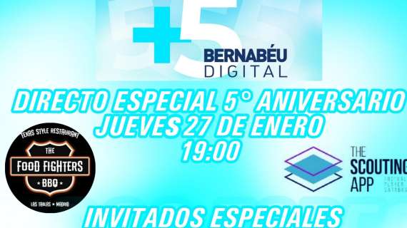 5&ordm; Aniversario BD