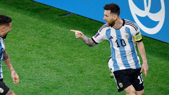 Lionel Messi con Argentina