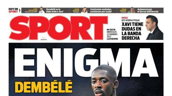 PORTADA | Sport: "Enigma Dembélé"