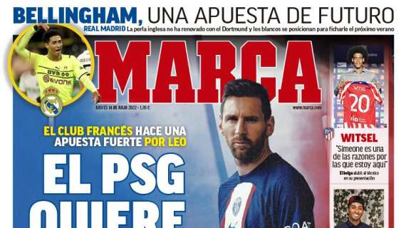 PORTADA | Marca: "Bellingham, una apuesta de futuro"