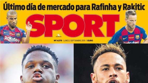 PORTADA - Sport: "Ansu ahora, Neymar 2020"