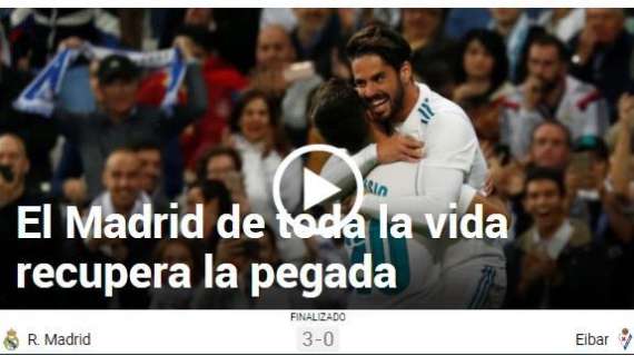 Marca subraya el poderío ofensivo blanco: "El Madrid recupera la pegada de toda la vida"