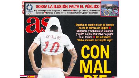 PORTADA | As: "Con mal pie"