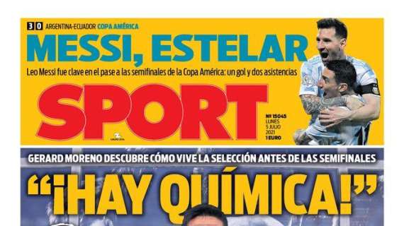 PORTADA | Sport: "Fin a las vacaciones para el Real Madrid"