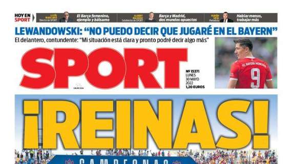 PORTADA | Sport: "Gritos contra Mbappé en la celebración blanca"