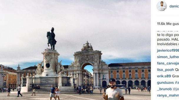 Carvajal disfruta en Lisboa, cuna de la Décima