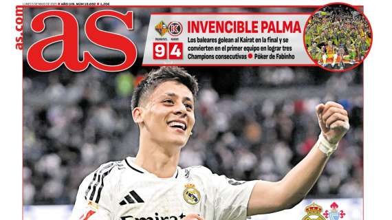 "Habrá final en Montjuic" destaca AS en su portada