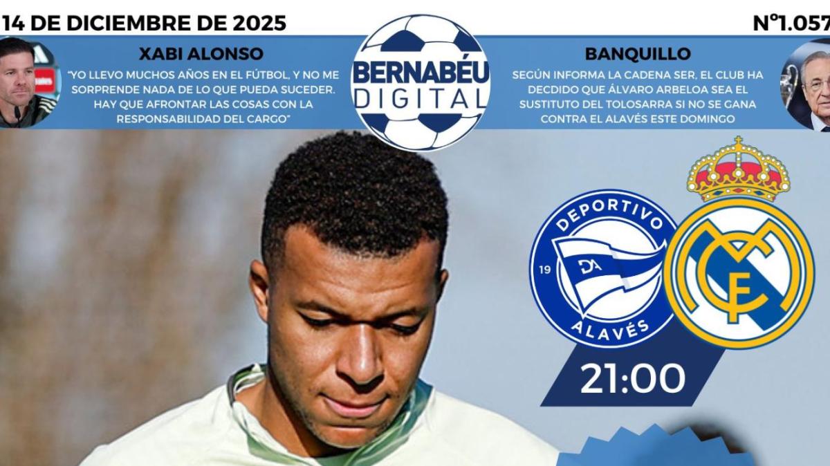La previa del Alavés - Real Madrid, en la portada BD