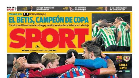 PORTADA | Sport: "La Champions League no puede esperar"