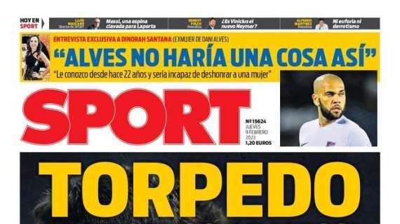 PORTADA | Sport: "Torpedo al regreso de Messi"