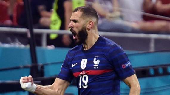 Karim Benzema con Francia