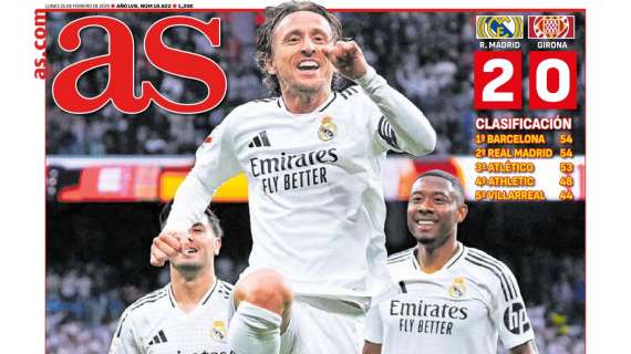 AS a Modric en su portada: "Hasta que tú quieras"