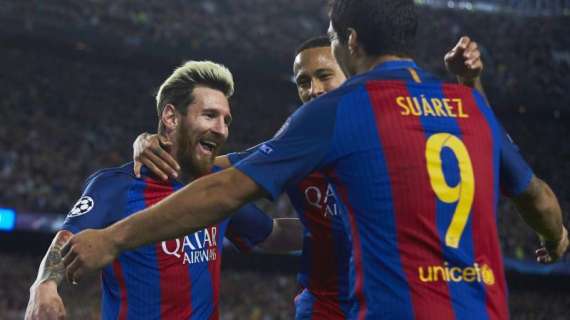 FOTO - Horas después de que el Barça denuncie a Neymar, ¡la MSN junta de nuevo!
