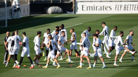 Entrenamiento del Real Madrid