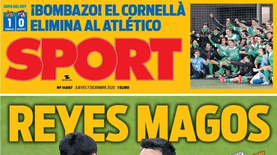 PORTADA - Sport y MD con Messi y Pedri: "Reyes magos"