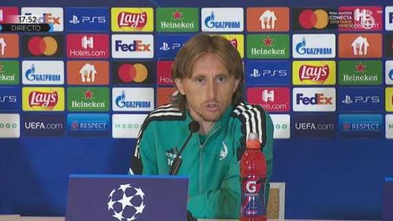 Luka Modric, en directo en rueda de prensa: "No tenemos margen para errores"