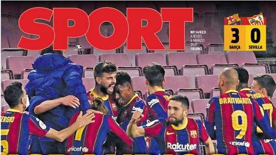 PORTADA - Sport: "Grandioso. A la final con épica"