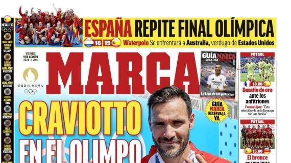 PORTADA | Marca: "Craviotto en el olimpo"