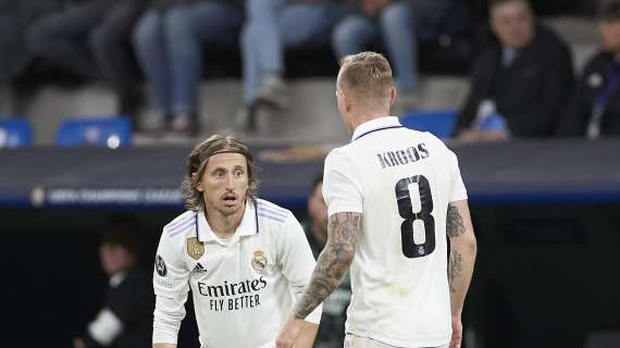 Toni Kroos y Luka Modric