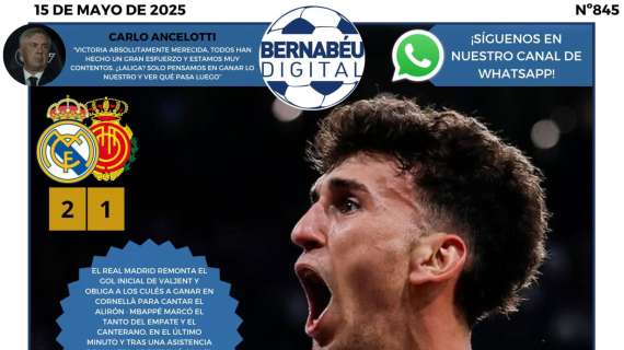 La portada BD abre con el Real Madrid 2-1 Mallorca