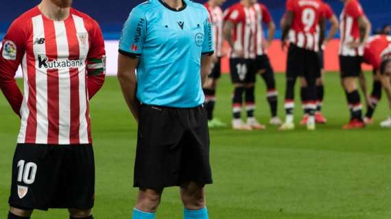 Medié Jiménez, el árbitro de VAR del Rayo - Real Madrid, la vuelve a liar en Bilbao