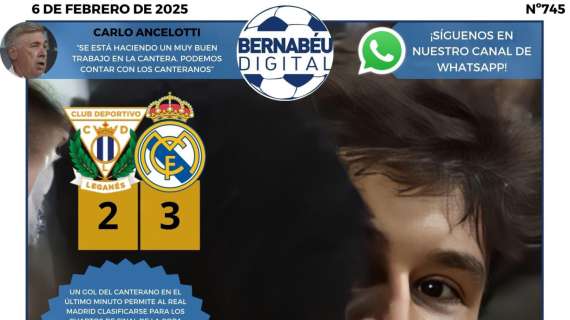 La proeza del Real Madrid en Butarque, protagonista de la Portada BD 